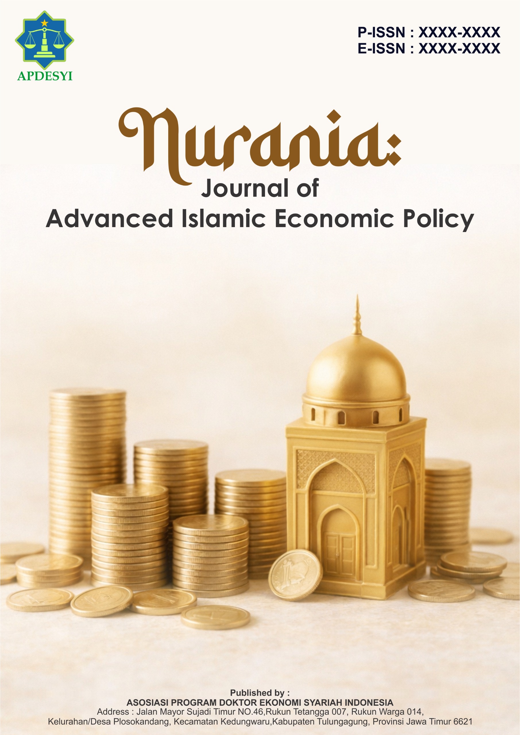 NURANIA: Journal of Advanced Islamic Economic Policy Cover